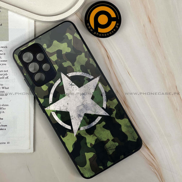 Samsung Galaxy A13 - NDCOM - Premium Printed Glass soft Bumper Shock Proof Case