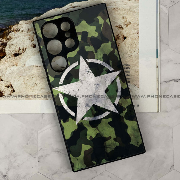 Samsung Galaxy S22 Ultra - NDCOM - Premium Metal Printed soft Bumper shock Proof Case