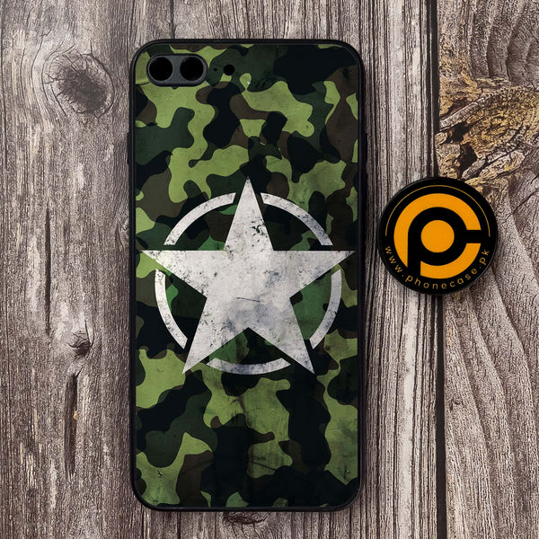 iPhone 7 Plus - NDCOM - Premium Metal Printed soft Bumper shock Proof Case