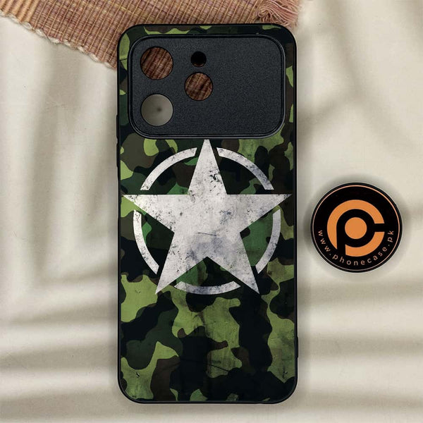 Tecno Spark 40 - NDCOM - Premium Metal Printed soft Bumper shock Proof Case