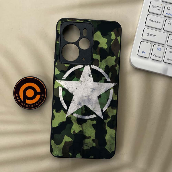 Realme 14T 5G - NDCOM - Premium Metal Printed soft Bumper Shock Proof Case