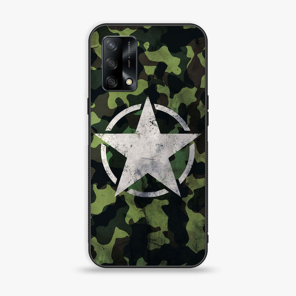 Oppo F19/ A74/ A95 - NDCOM - Premium Printed Glass soft Bumper shock Proof Case CS-31271