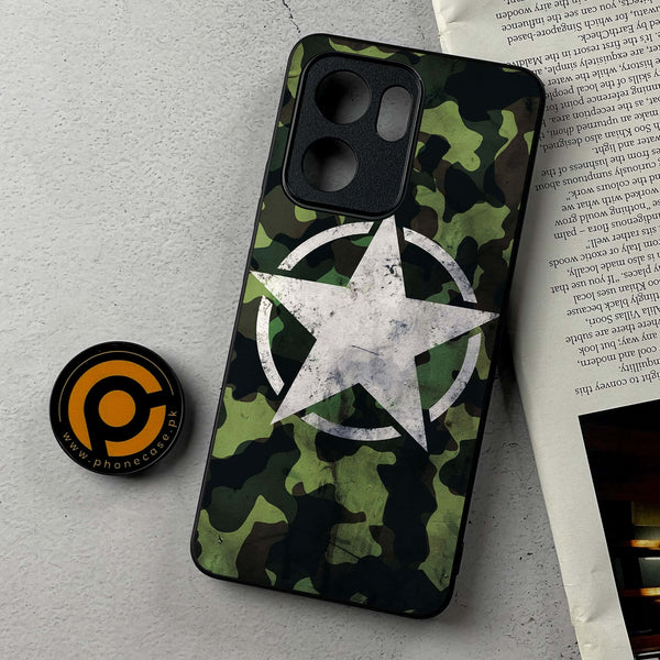 Oppo Reno 13F - NDCOM - Premium Metal Printed Soft Bumper Shockproof Case