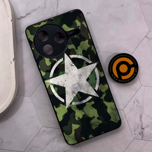 Xiaomi Poco F7 Pro 5G - NDCOM - Premium Metal Printed soft Bumper shock Proof Case