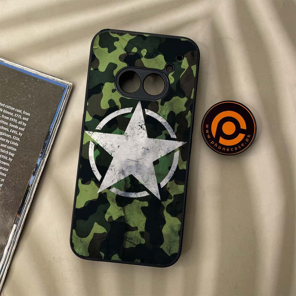 Nothing Phone (2a) - NDCOM - Premium Metal Printed soft Bumper Shock Proof Case