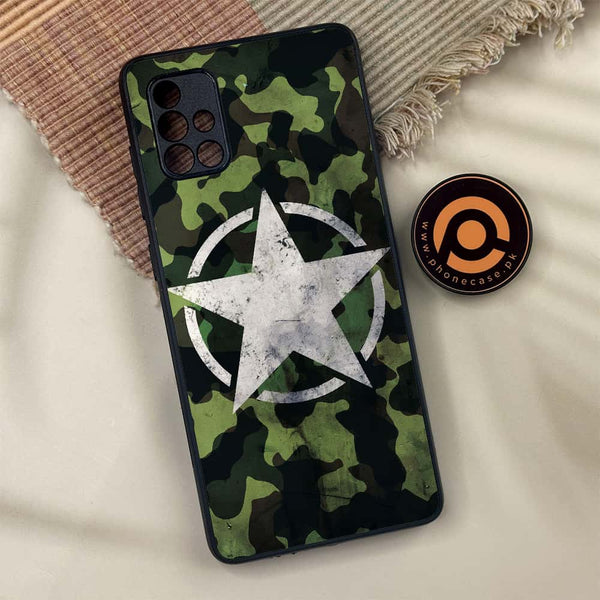 Samsung Galaxy A71 - NDCOM - Premium Metal Printed soft Bumper shock Proof Case