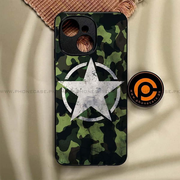 Tecno Spark 40C - NDCOM - Premium Metal Printed soft Bumper shock Proof Case