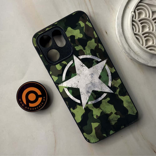 Oppo Reno 14F - NDCOM - Premium Metal Printed Soft Bumper Shockproof Case