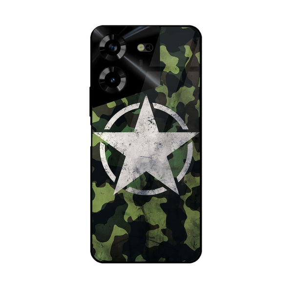 Tecno Pova 5 Pro - NDCOM -  Premium Printed Metal soft Bumper shock Proof Case