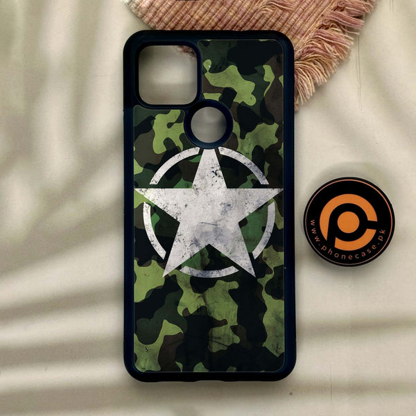 Google Pixel 4a 5G - Ndcom - Premium Metal Printed Soft Bumper Shock Proof Case