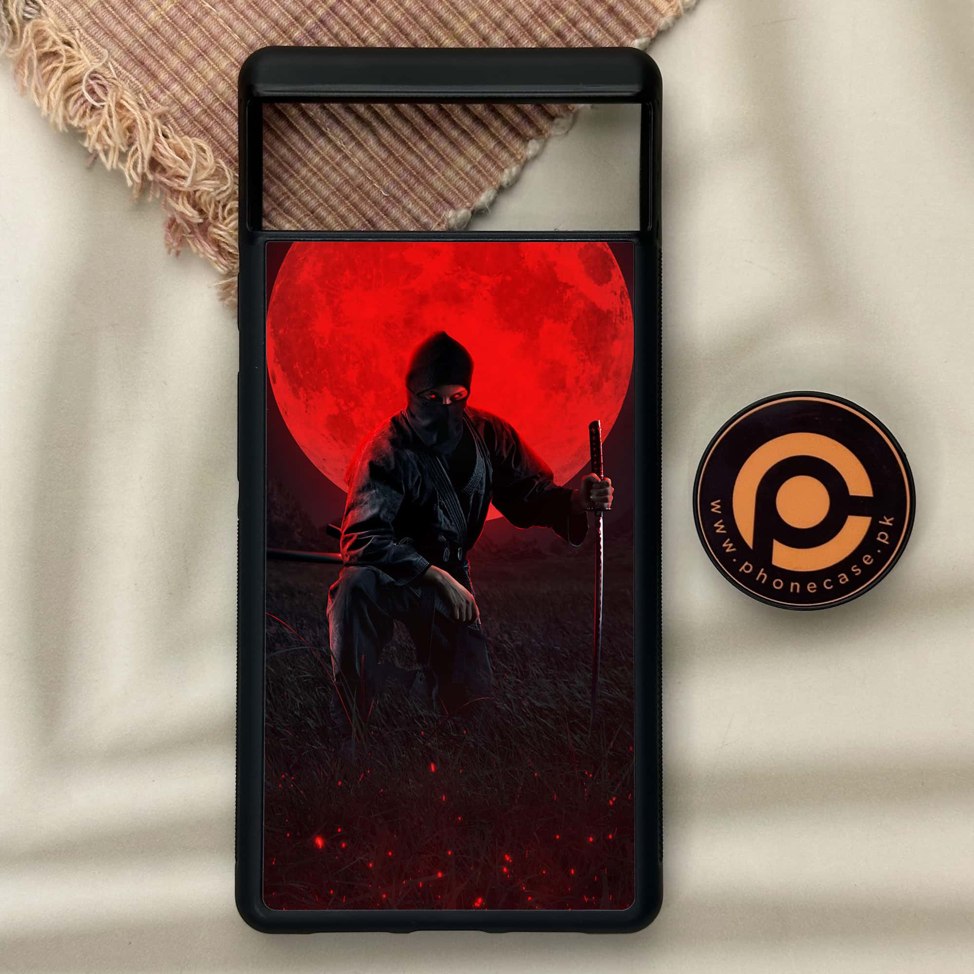 Google Pixel 6 - Ninja Series - Premium Metal Printed soft Bumper Shock Proof Case