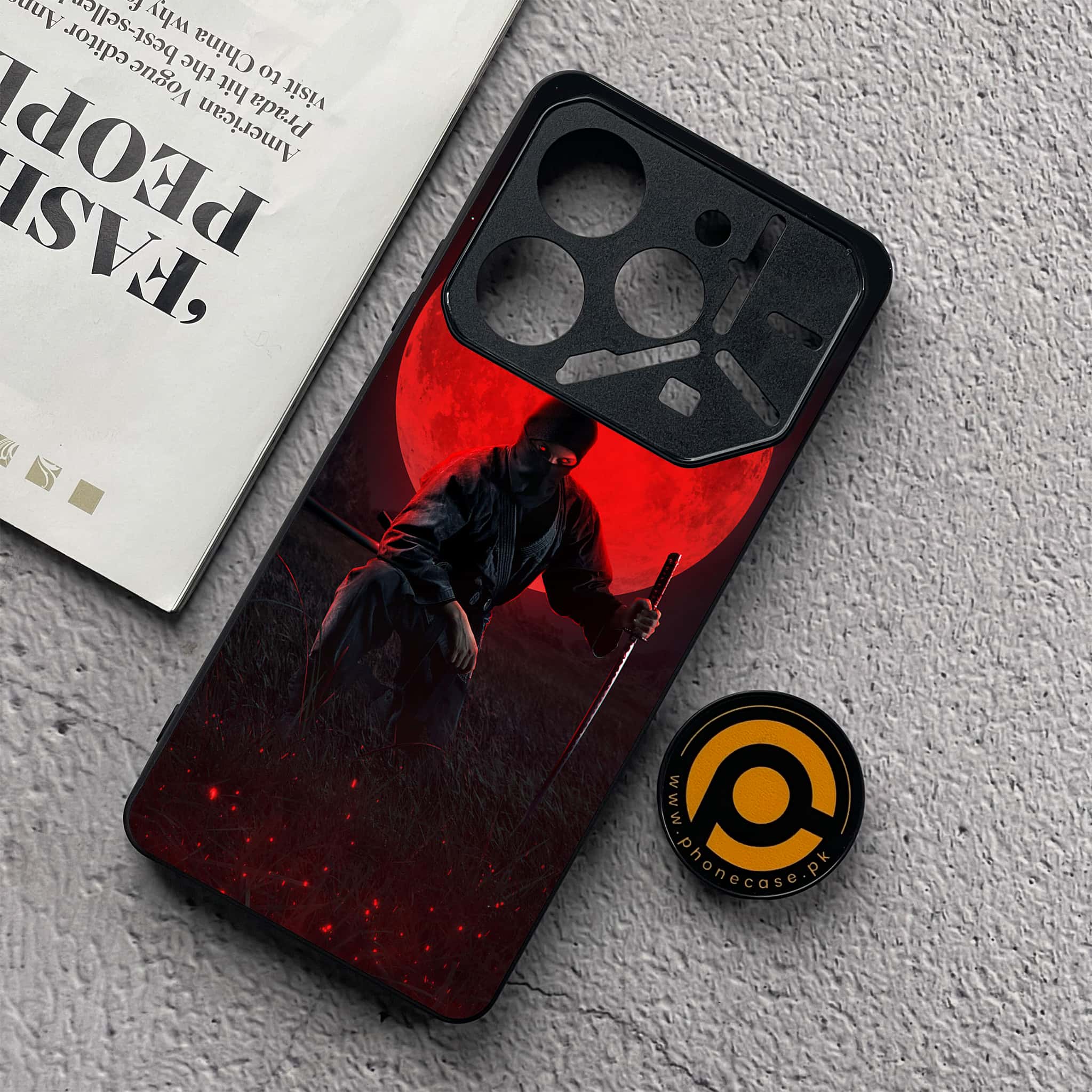 Tecno Pova 6 Neo - Ninja Series - Premium Metal  Printed soft Bumper shock Proof Case