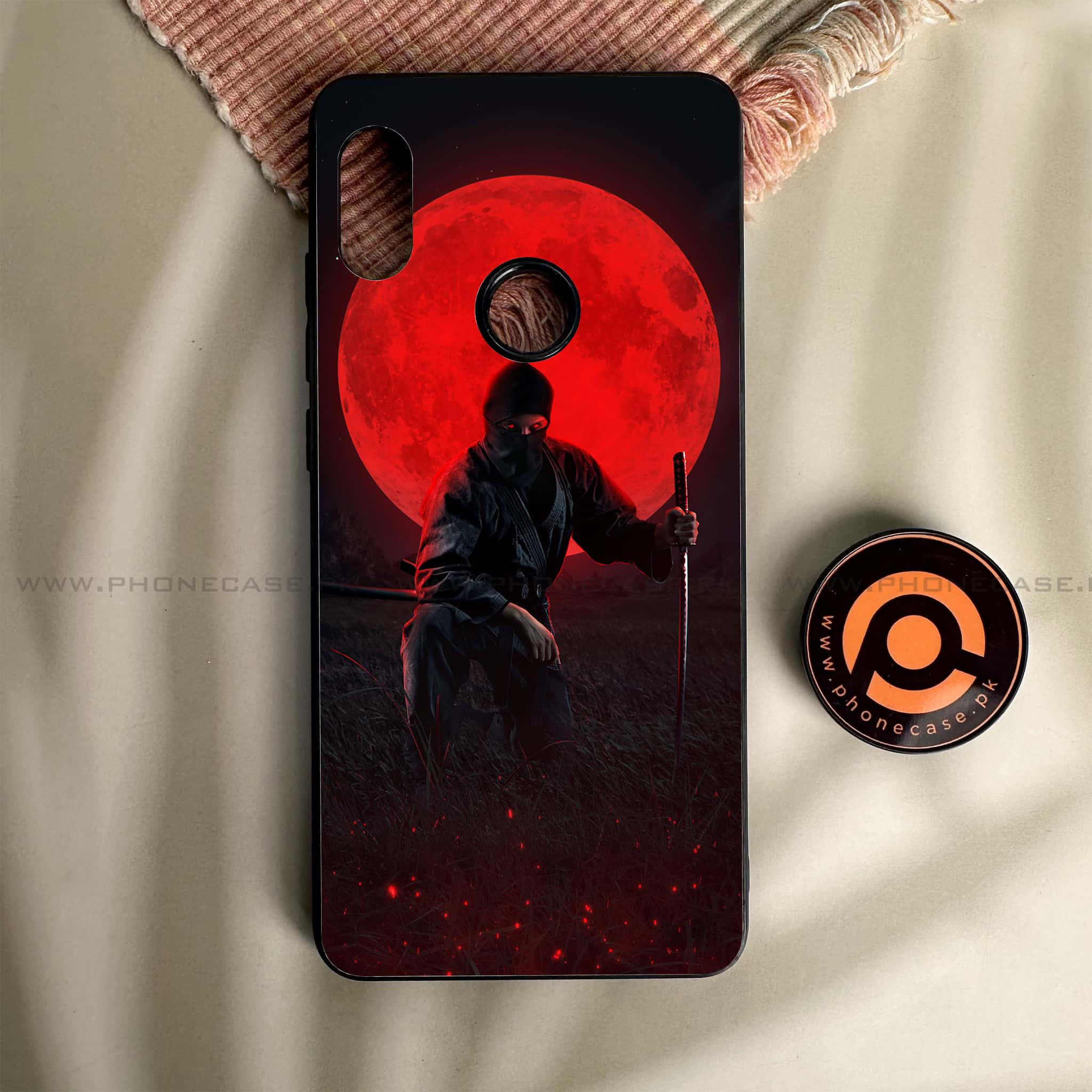 Redmi Note 5/Note 5 Pro - Ninja Series - Premium Metal Printed soft Bumper shock Proof Case