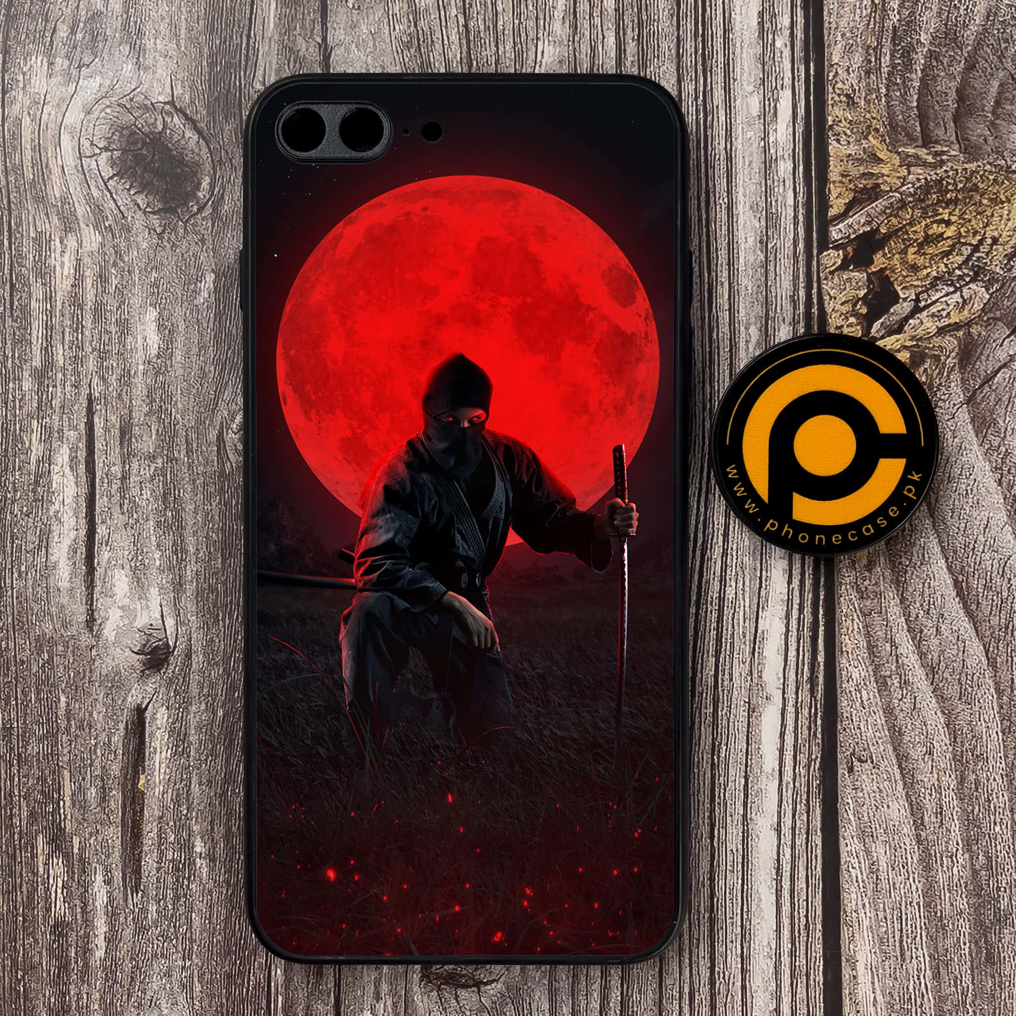 iPhone 7 Plus  - Ninja Series - Premium Metal Printed soft Bumper shock Proof Case