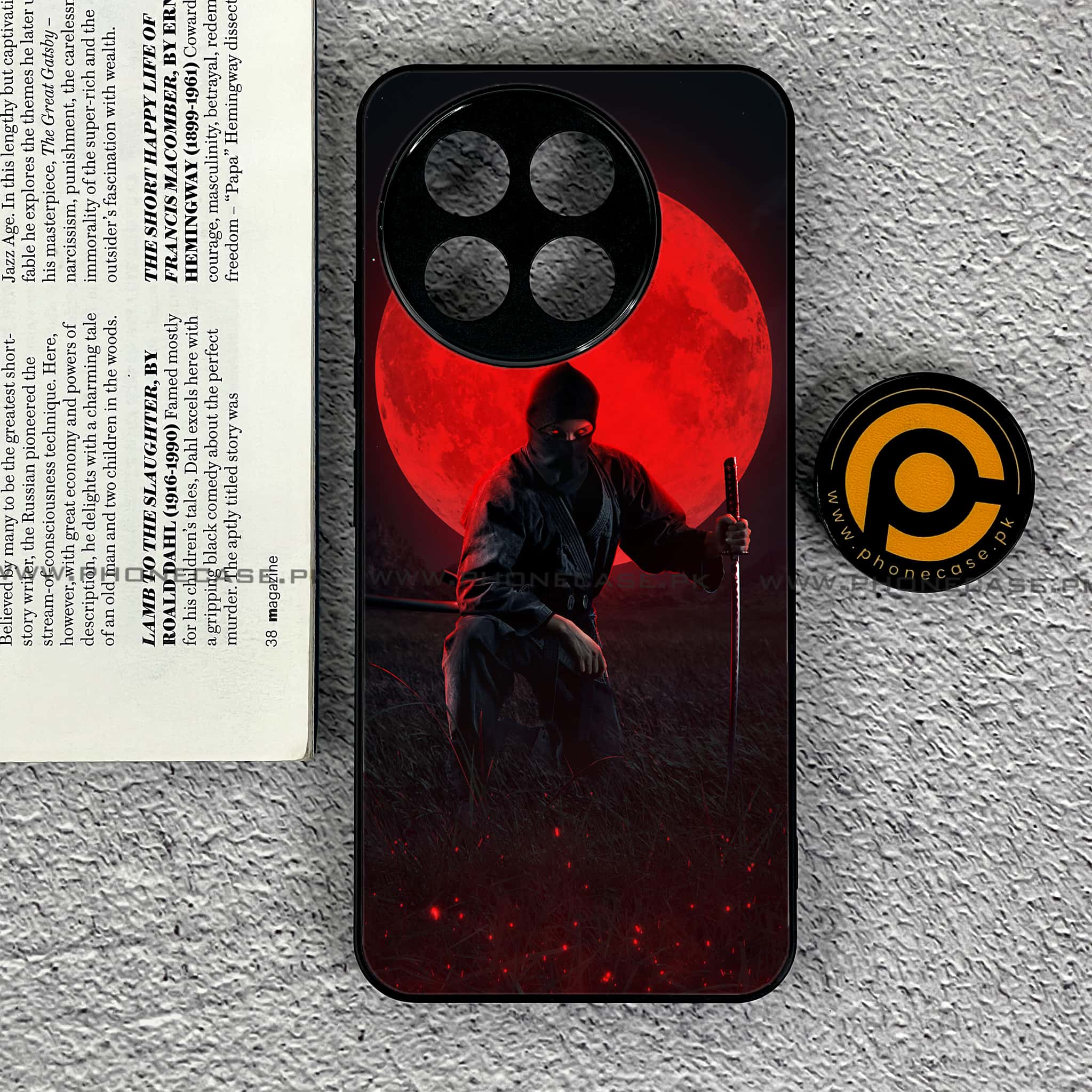 OnePlus 13R - Ninja Series - Premium Printed Glass soft Bumper shock Proof Case