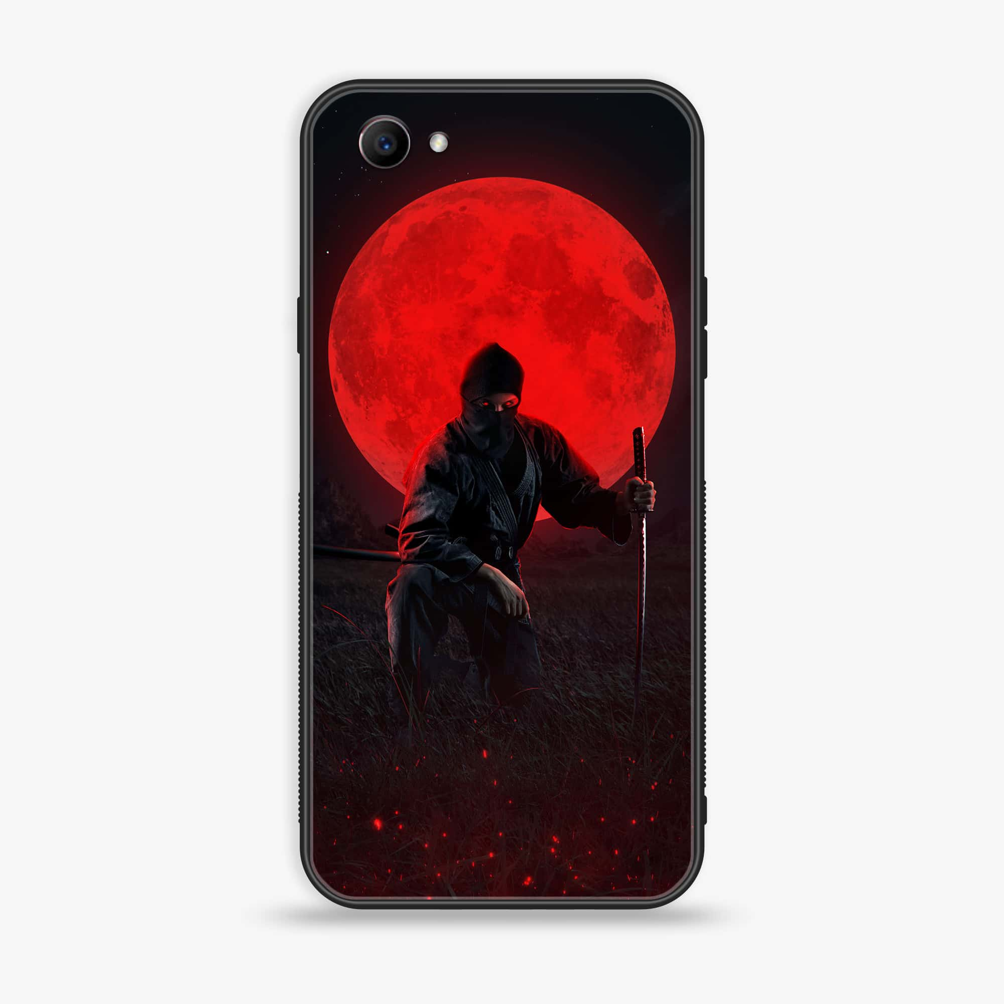 Oppo F7 Youth - Ninja Series - Premium Printed Glass soft Bumper shock Proof Case