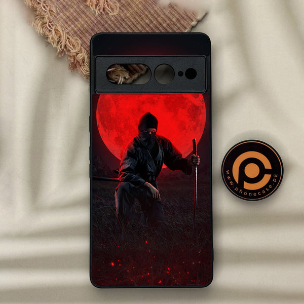 Google Pixel 7 Pro - Ninja Series - Premium Metal Printed soft Bumper Shock Proof Case