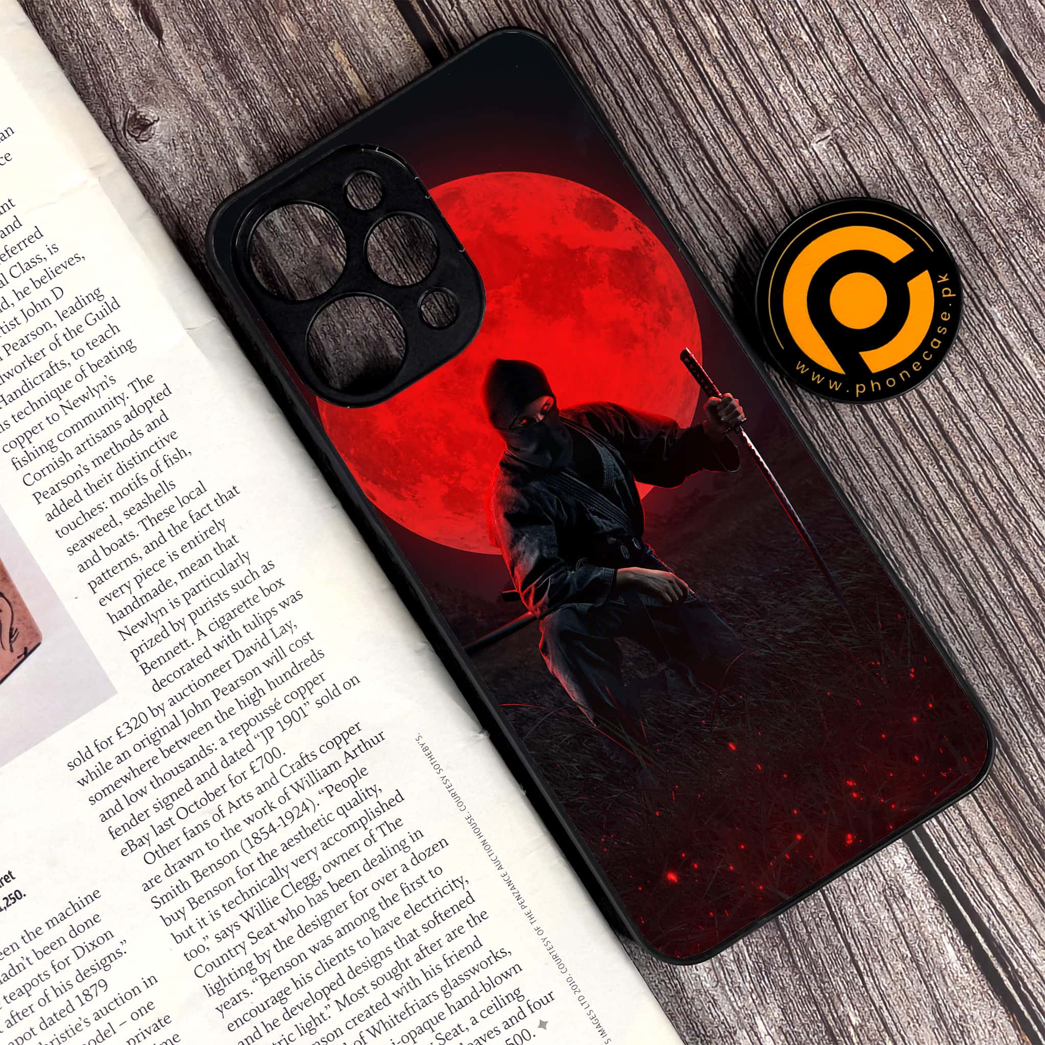 Xiaomi Redmi 12 - Ninja Series - Premium Printed Glass soft Bumper shock Proof Case