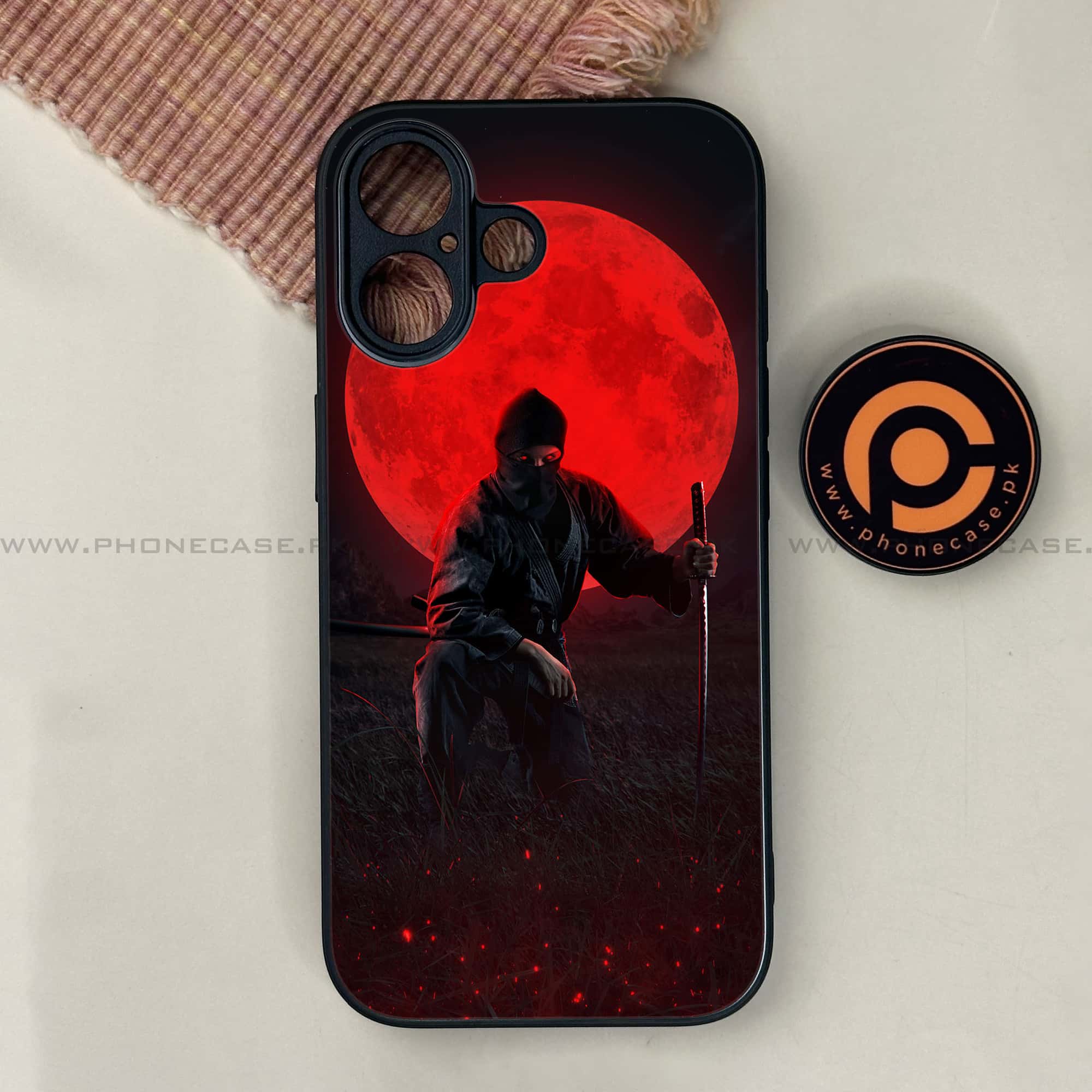 iPhone 17 - Ninja Series - Premium Printed Glass soft Bumper shock Proof Case