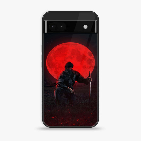 Google Pixel 6A - Ninja Series Design 10 - Premium Printed Glass soft Bumper shock Proof Case CS-24865