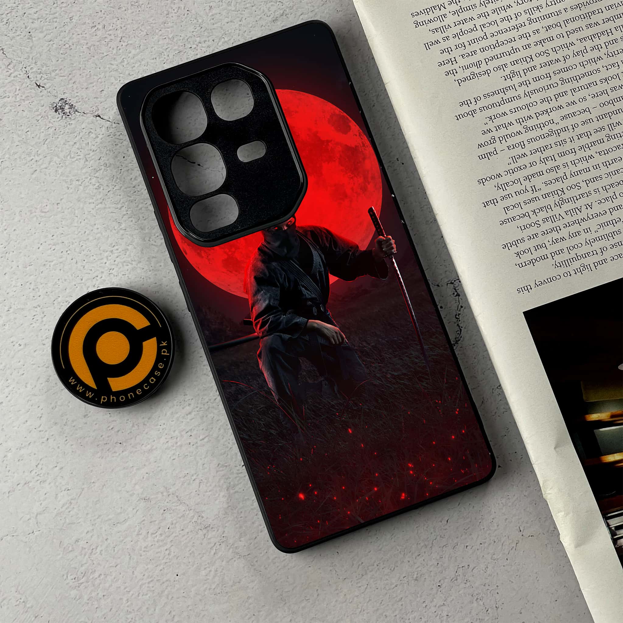 Infinix Note 50 Pro Plus - Ninja Series - Premium Metal Printed Soft Bumper Shockproof Case