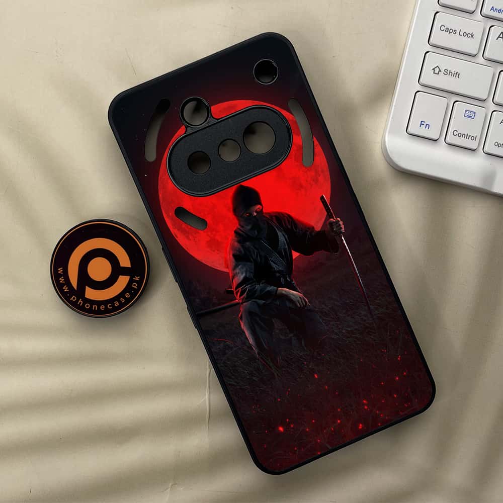 Nothing Phone 3a - Ninja Series - Premium Metal  Printed soft Bumper shock Proof Case