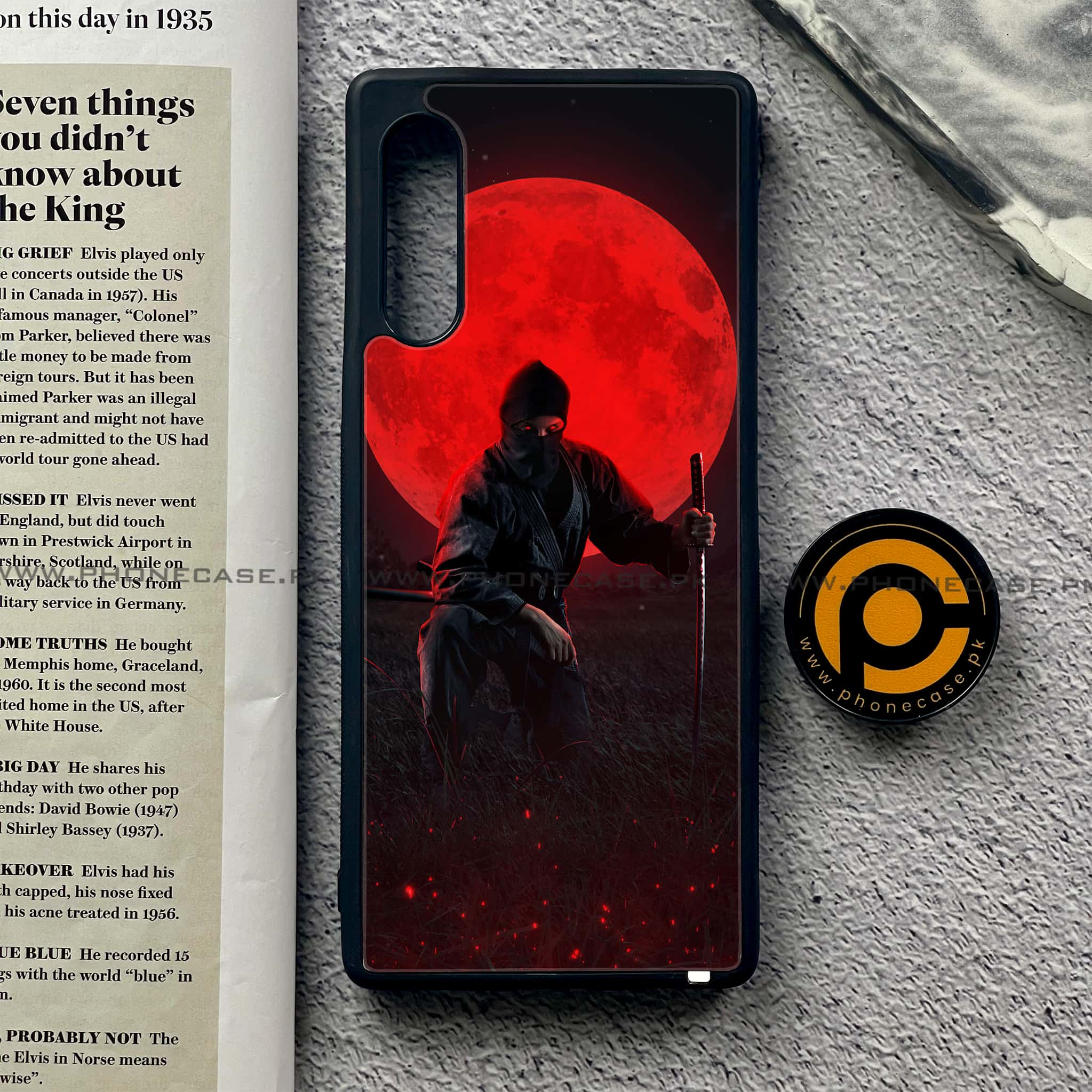 LG Velvet - Ninja Series - Premium Printed Glass soft Bumper shock Proof Case