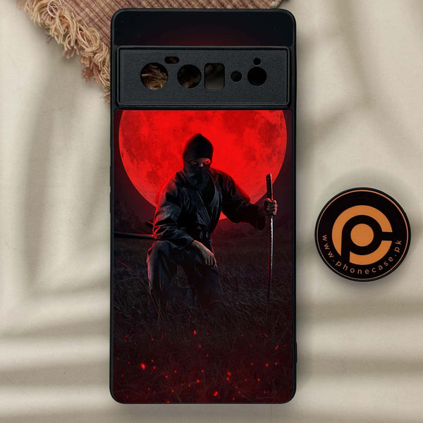 Google Pixel 6 Pro-Ninja Design 10 - Premium Metal Printed soft Bumper Shock Proof Case  CS-33659