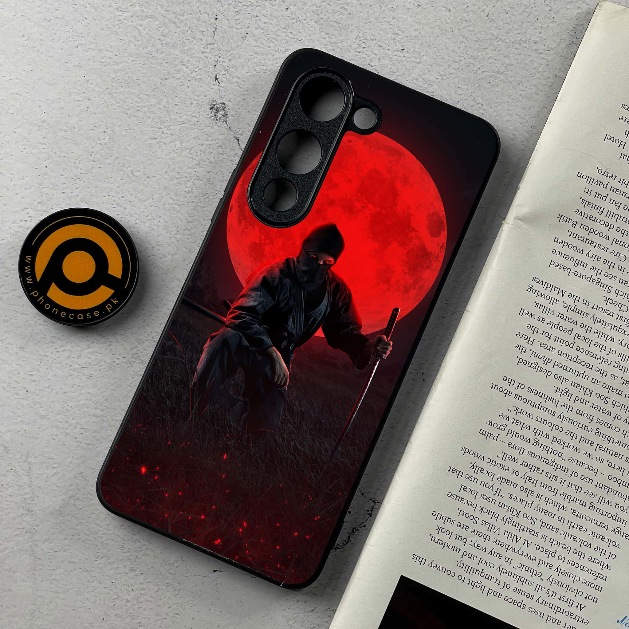 Vivo Y04 - Ninja Series - Premium Metal Printed Soft Bumper Shockproof Case