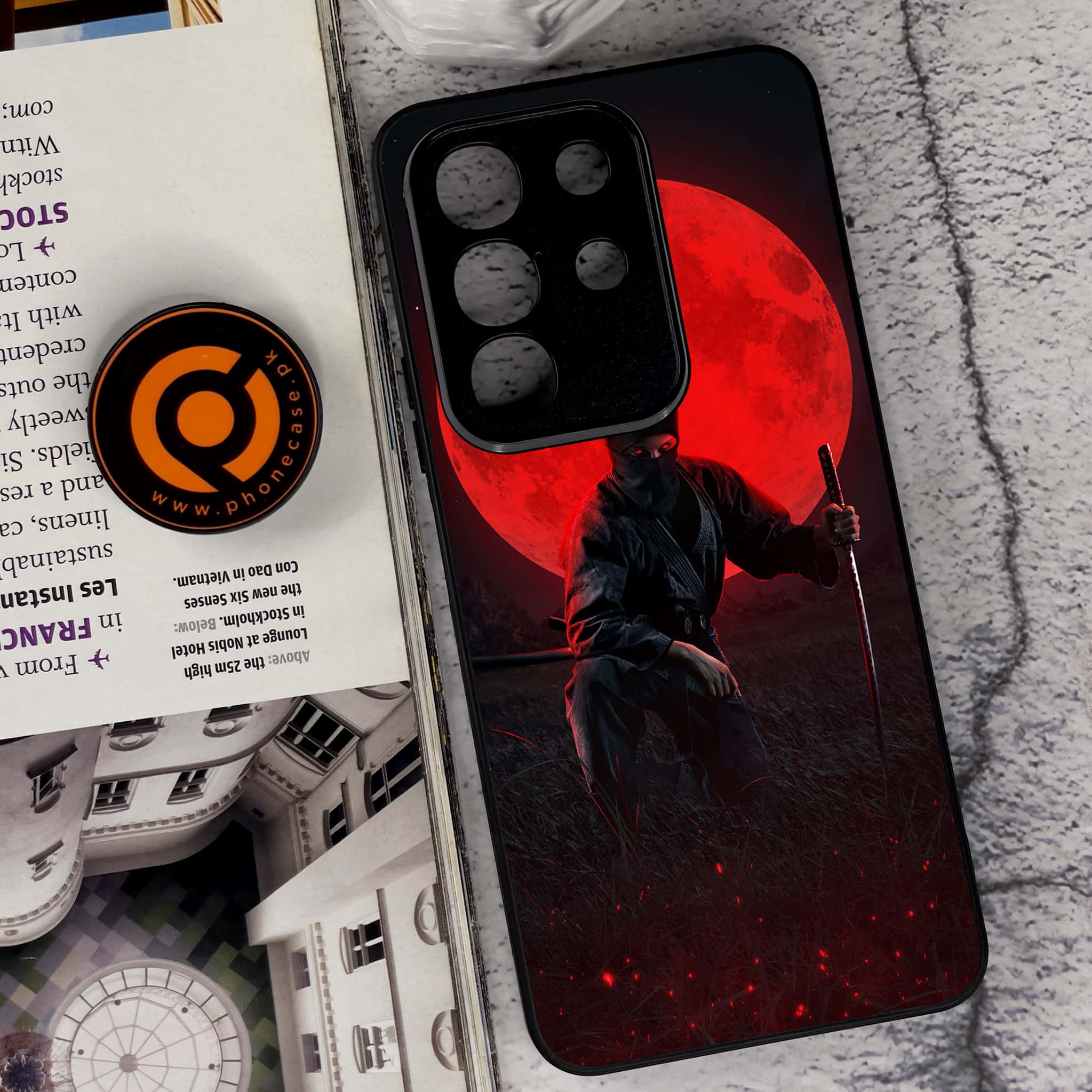 Vivo Y29 4G - Ninja Series - Premium Metal Printed soft Bumper Shock Proof Case