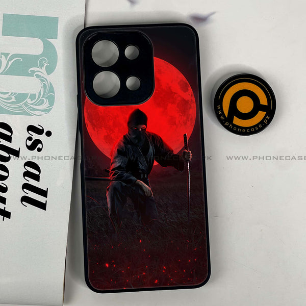 Vivo Y28 - Ninja  Design 10 - Premium Metal Printed soft Bumper shock Proof Case  CS-31788