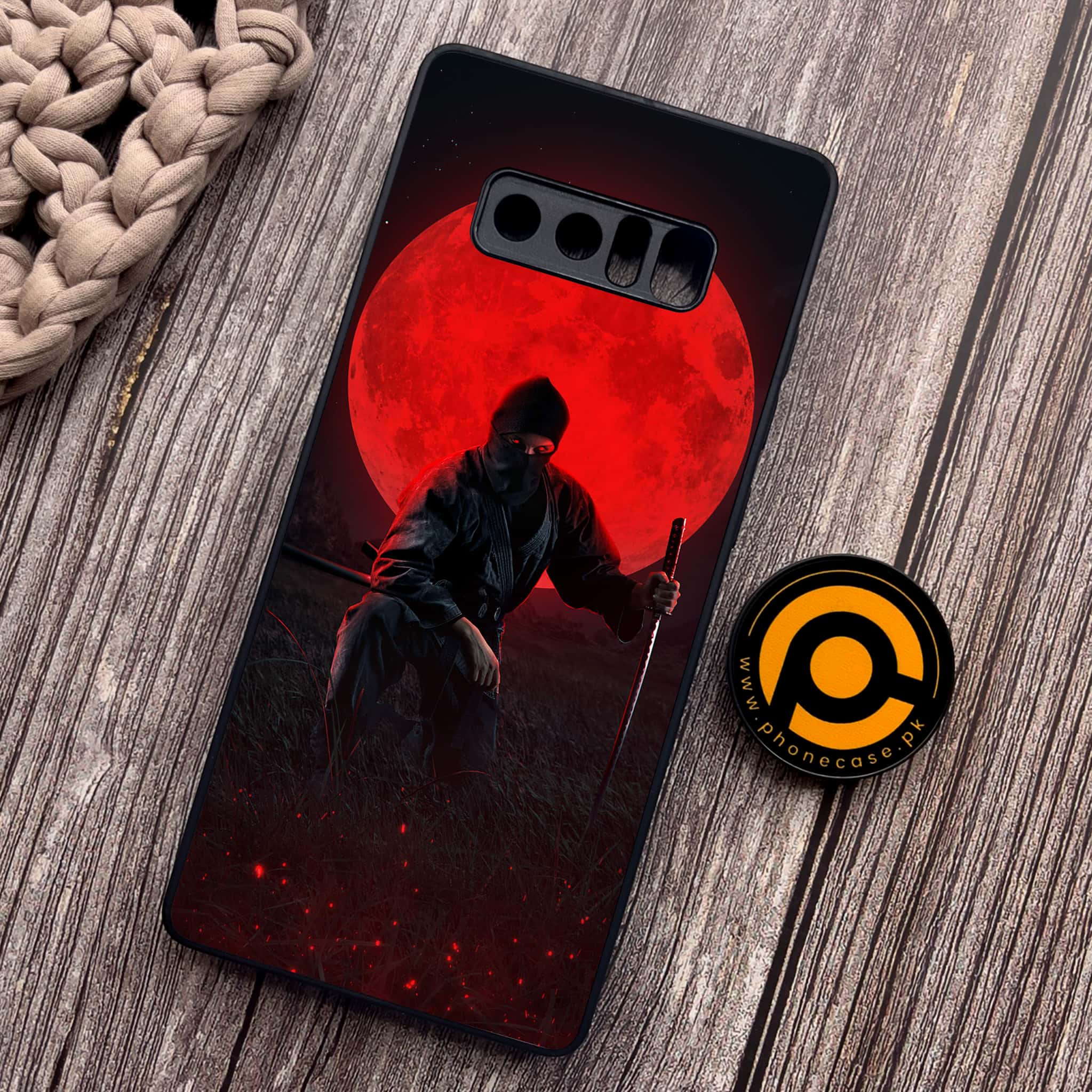 Samsung Galaxy Note 8 Ninja Series Premium Metal Printed soft Bumper shock Proof Case