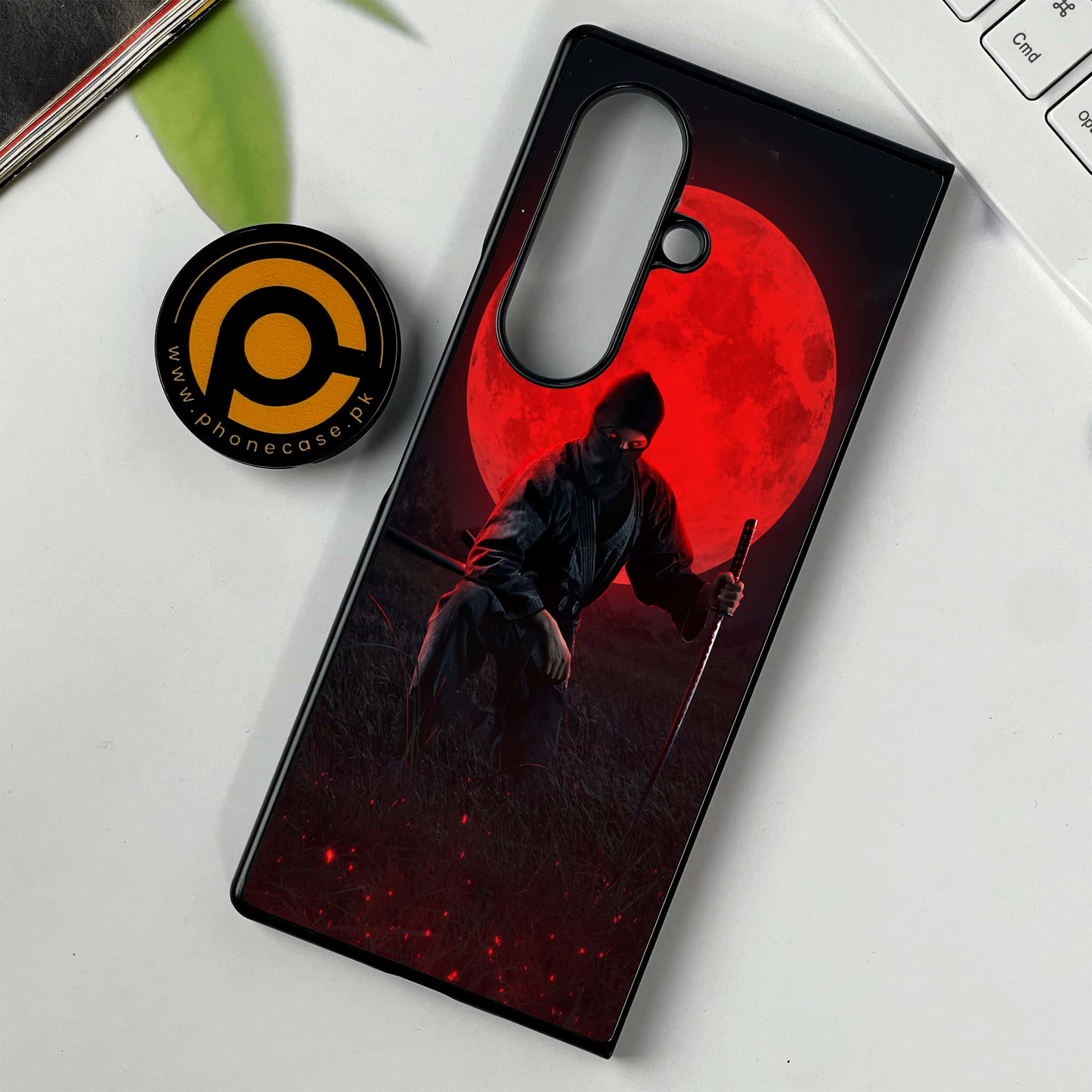 Samsung Galaxy Z Fold 7 - Ninja Series - Premium Metal Printed soft Bumper shock Proof Case