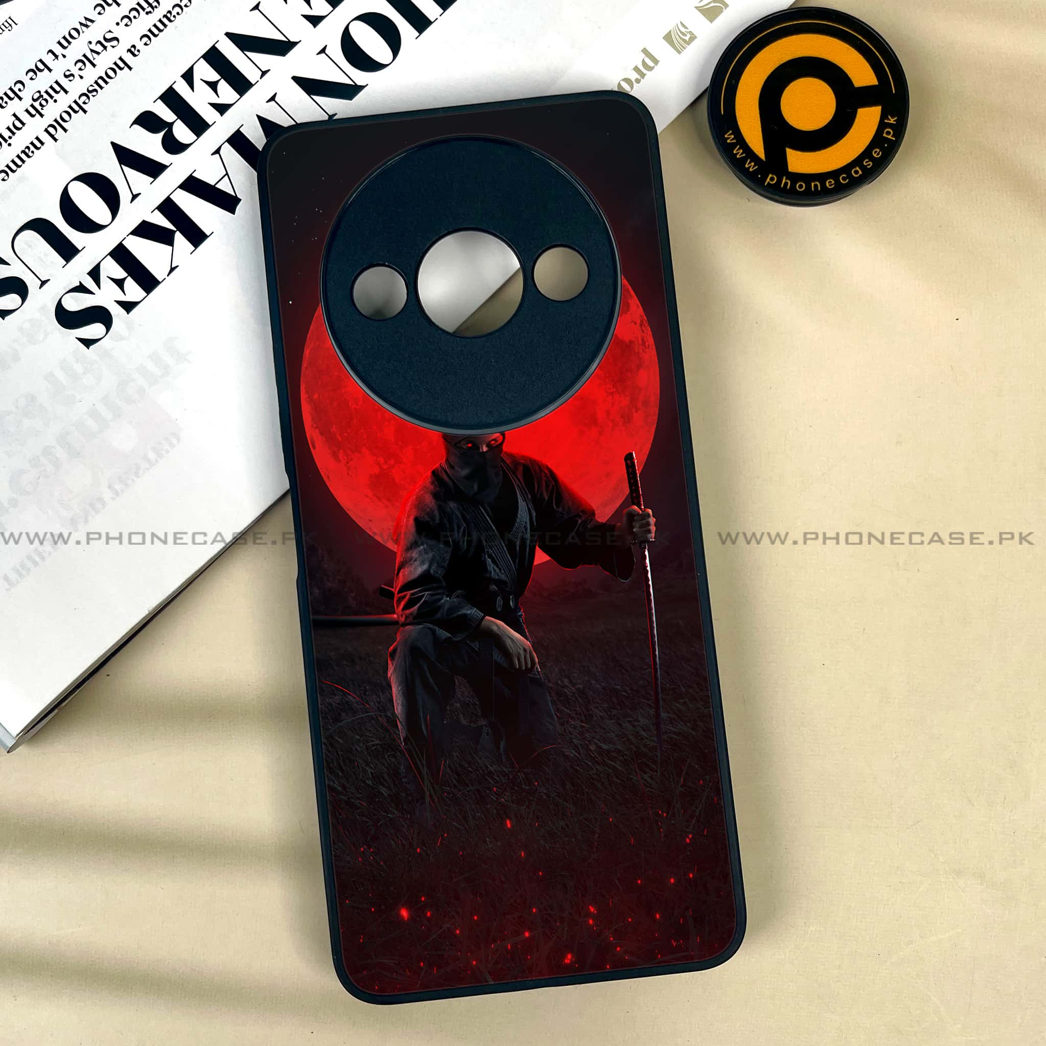 Xiaomi Redmi A3x - Ninja Series - Premium Printed Metal soft Bumper shock Proof Case