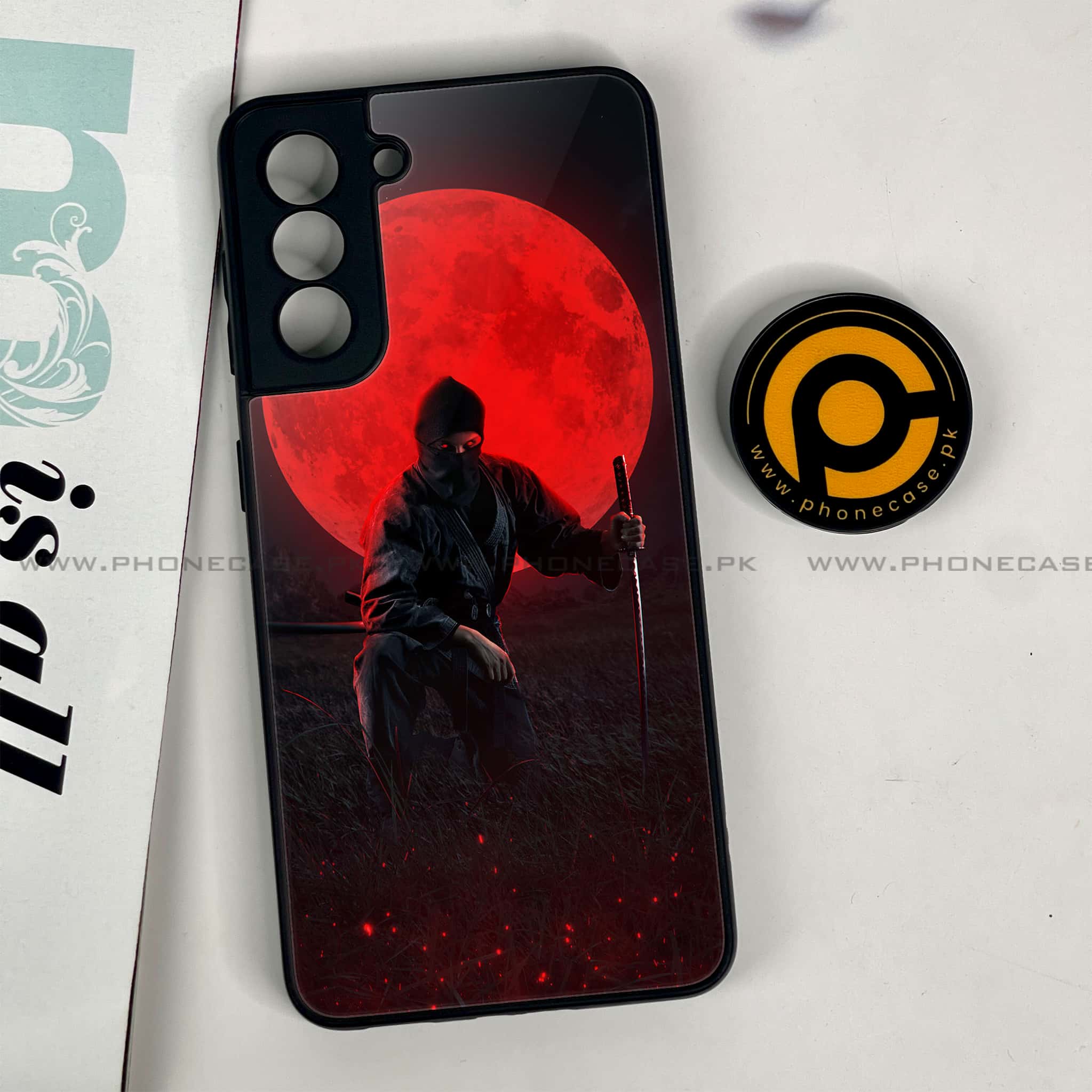Samsung Galaxy S21 - Ninja Series - Premium Metal Printed soft Bumper shock Proof Case