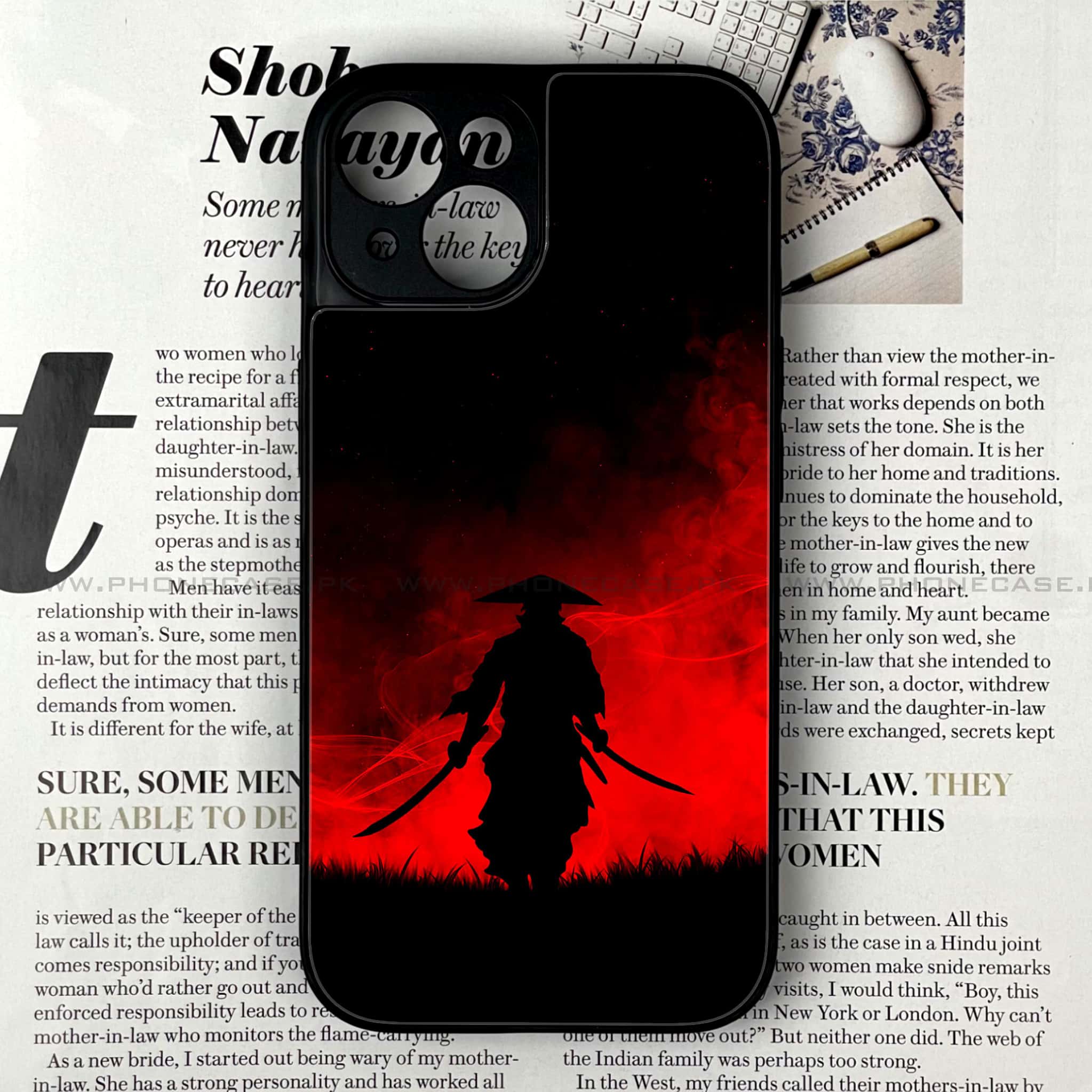 iPhone 14 - Ninja series - Premium Metal Printed soft Bumper shock Proof Case