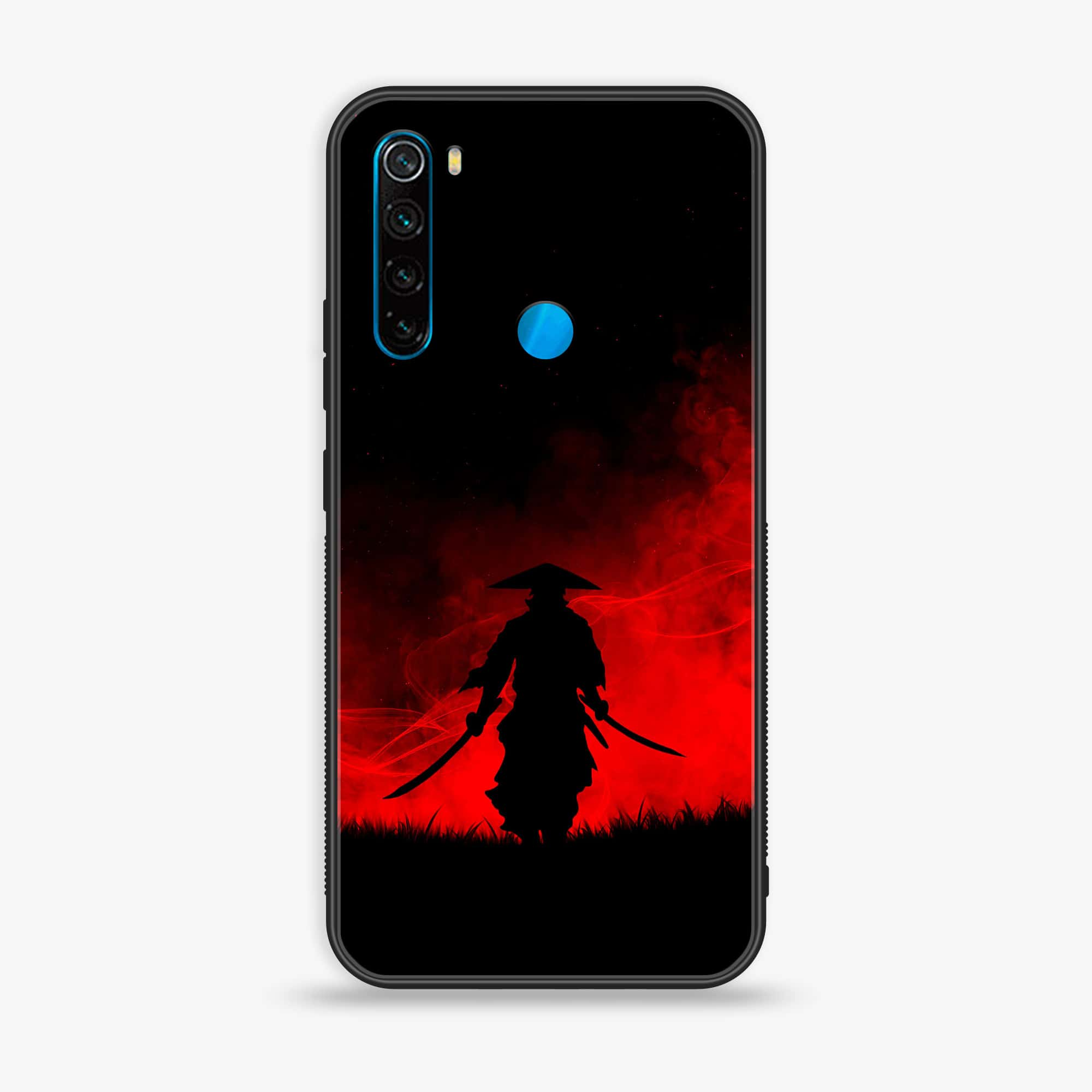 Redmi Note 8 - Ninja Series - Premium Printed Glass soft Bumper shock Proof Case