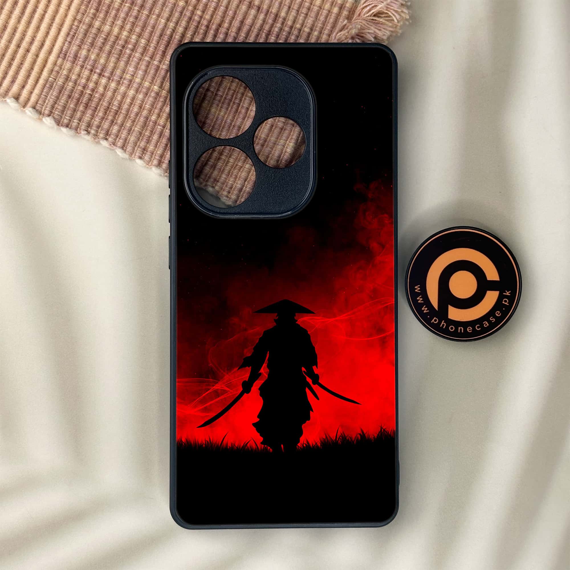 Realme GT 6 - Ninja Series - Premium Metal Printed soft Bumper shock Proof Case