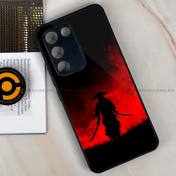 Vivo V30 Lite 4G - Ninja Series - Premium Metal Printed soft Bumper shock Proof Case