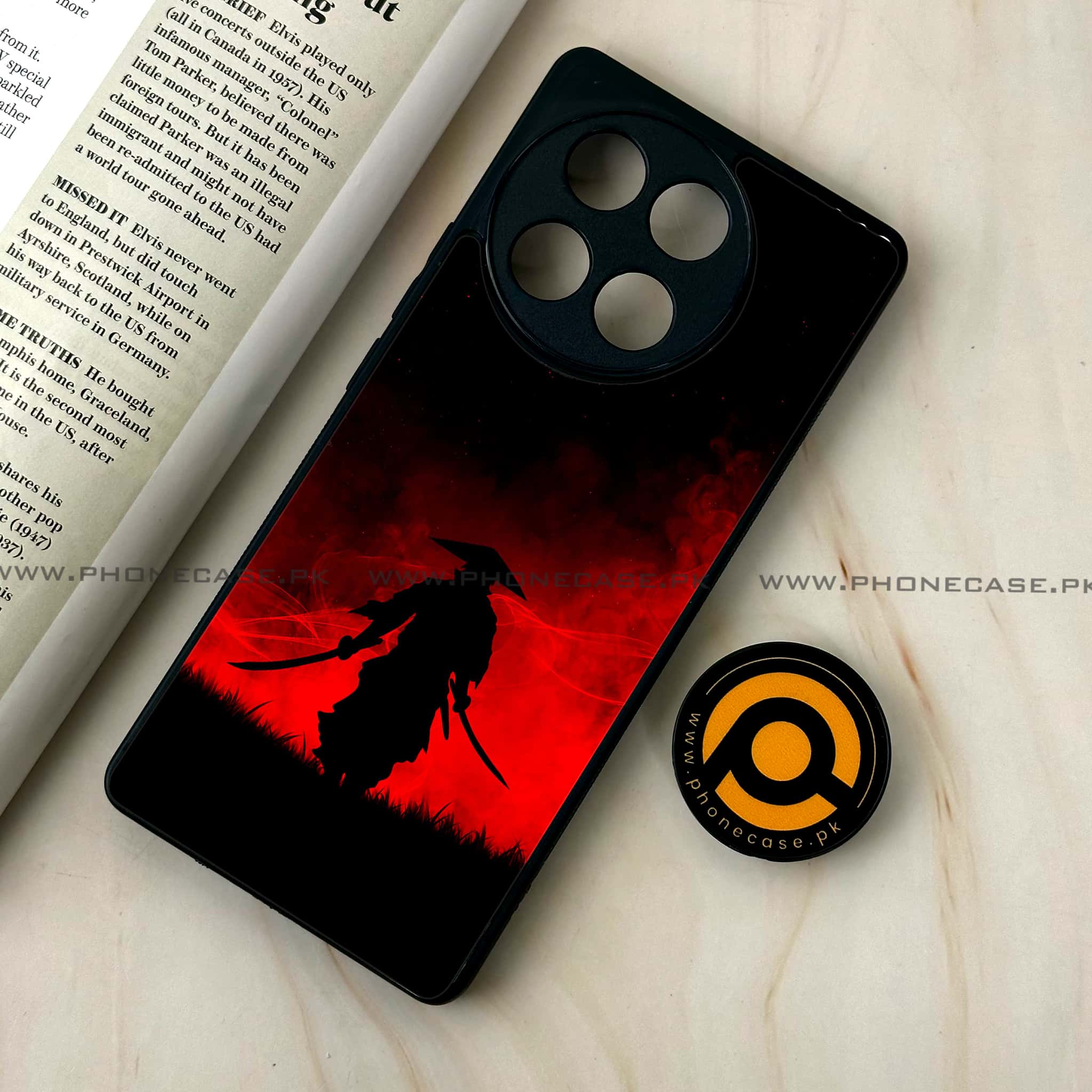 Tecno Camon 30s - Ninja Series - Premium Metal Printed soft Bumper shock Proof Case