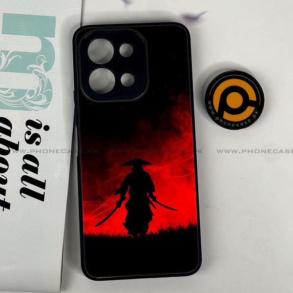 Vivo Y28 - Ninja Design 1 - Premium Printed Glass soft Bumper shock Proof Case CS-41504