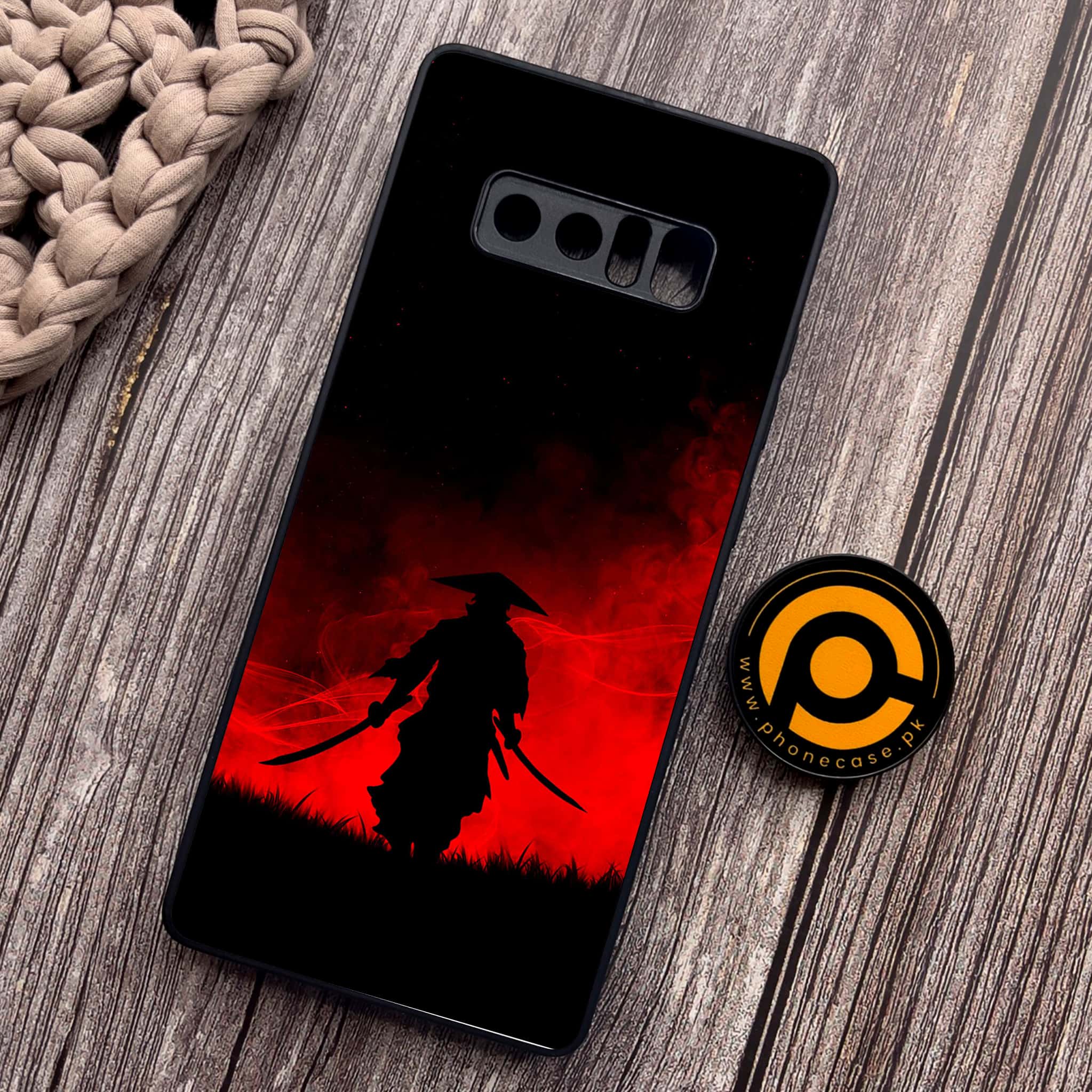 Samsung Galaxy Note 8 Ninja Series Premium Metal Printed soft Bumper shock Proof Case