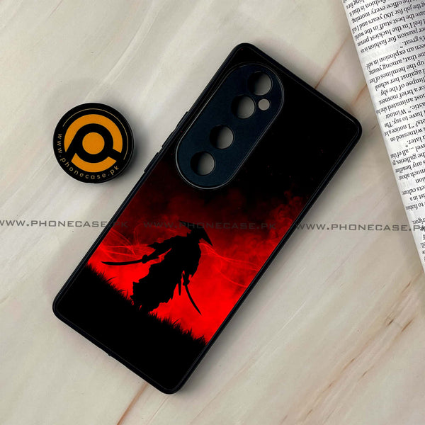 Vivo V40 - Ninja Design 1 - Premium Metal Printed soft Bumper shock Proof Case CS-19177