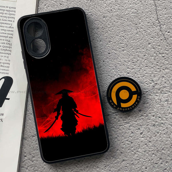 Oppo A18 4G - Ninja Series - Premium Printed Glass soft Bumper shock Proof Case