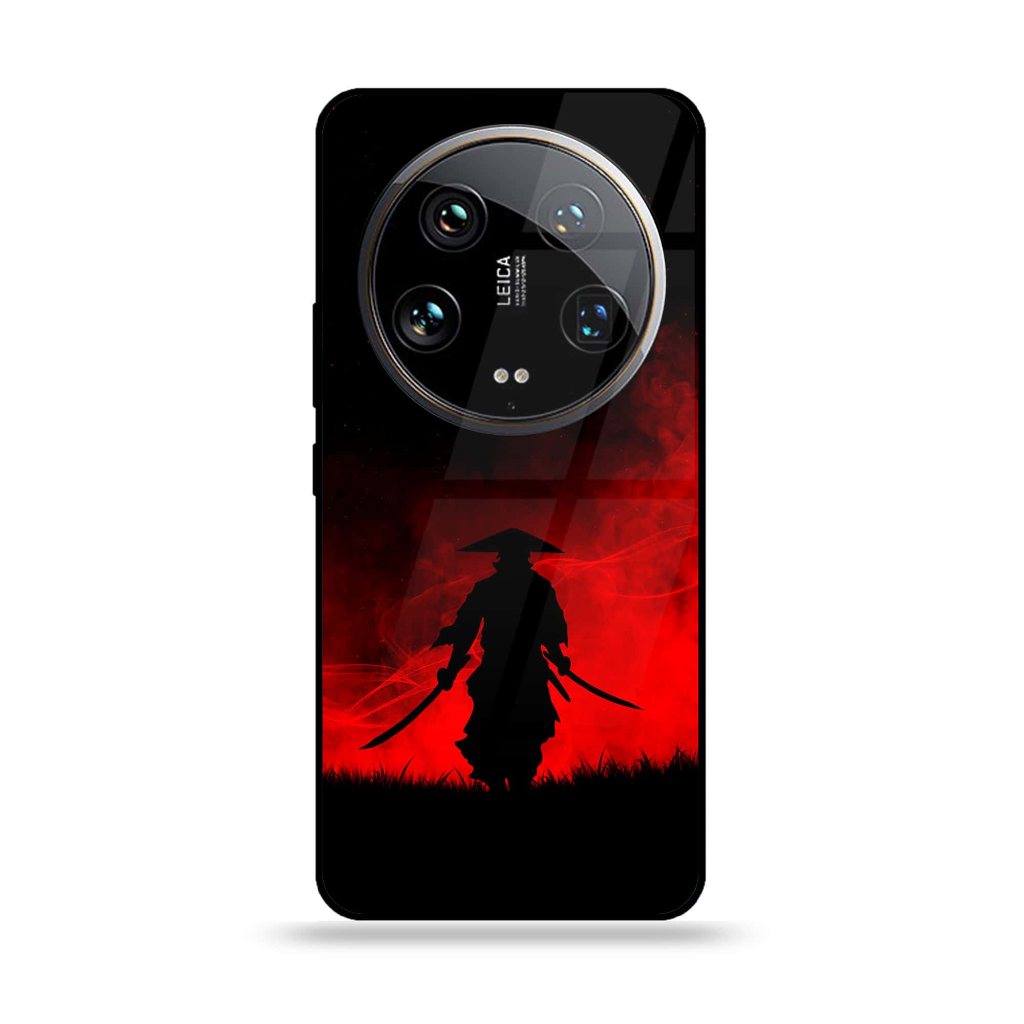 Xiaomi 14 Ultra - Ninja Series - Premium Printed Glass soft Bumper shock Proof Case