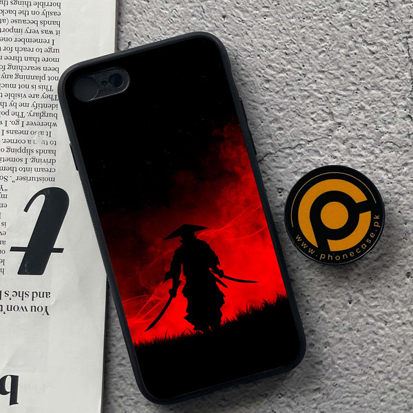 iPhone 7 / 8 - Ninja Series - Premium Printed Glass soft Bumper shock Proof Case