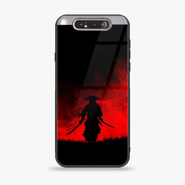Samsung Galaxy A80 - Ninja Series - Premium Printed Glass soft Bumper shock Proof Case