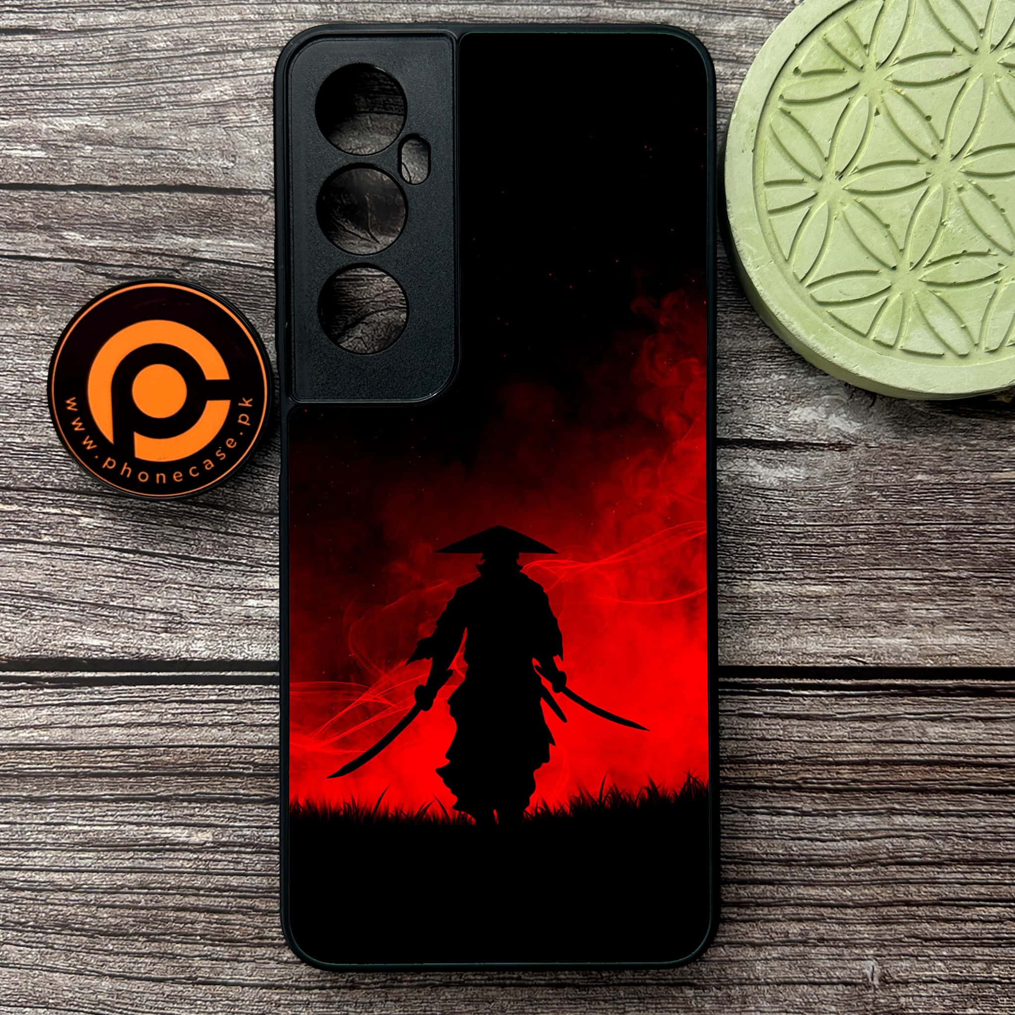 Realme C65  - Ninja Series - Premium Metal Printed soft Bumper shock Proof Case