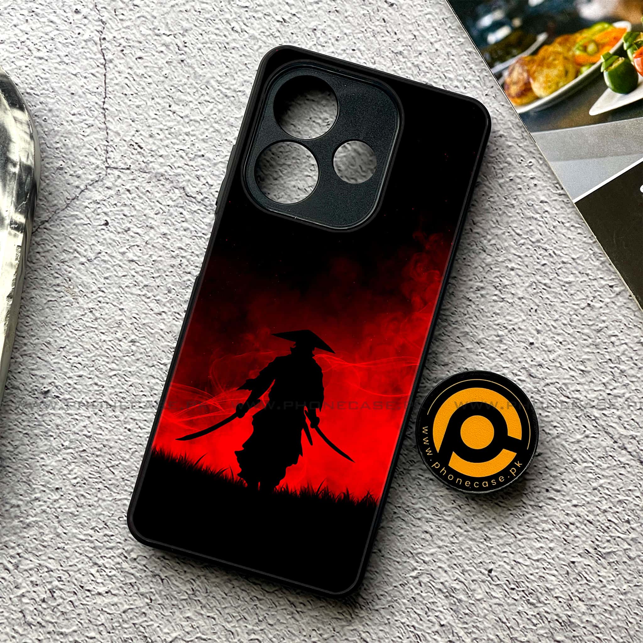 Oppo A5 Pro - Ninja Series - Premium Metal Printed soft Bumper shock Proof Case