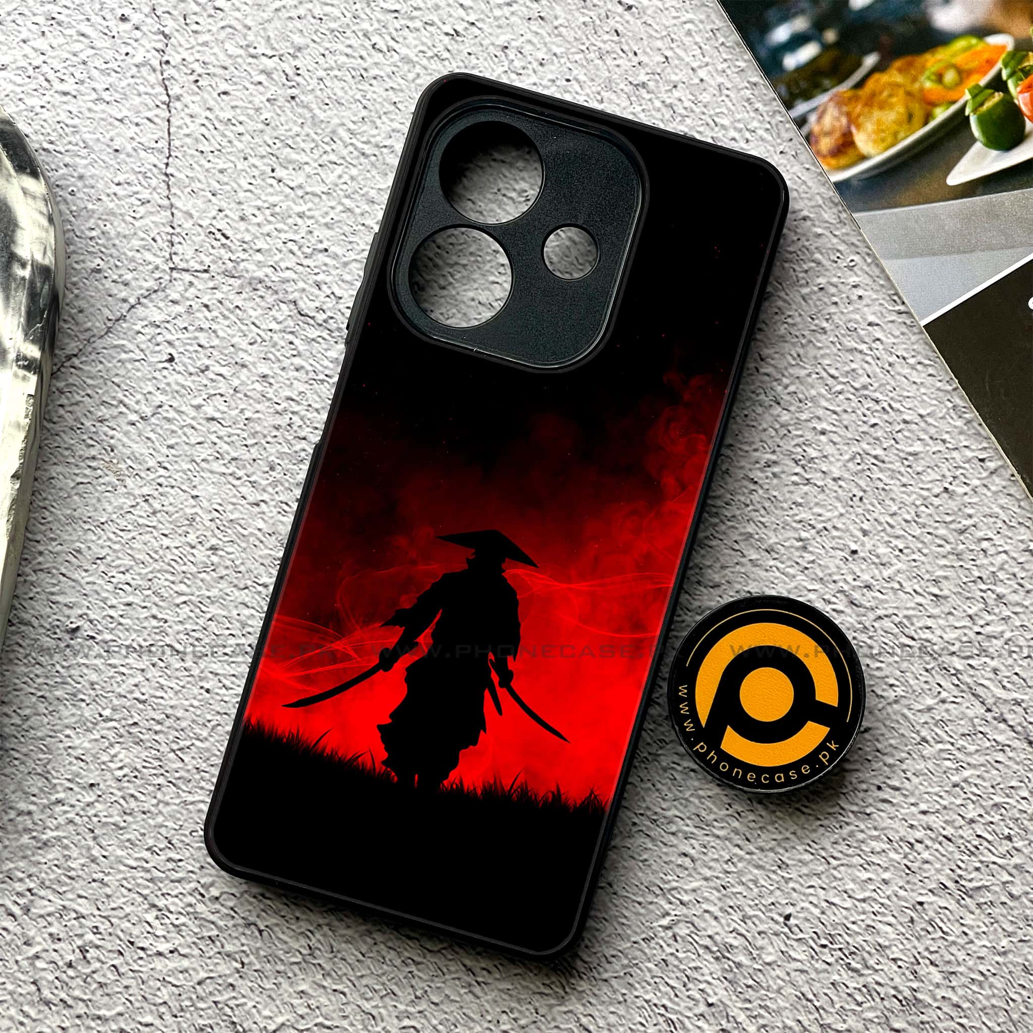 Oppo A5i - Ninja Series - Premium Metal Printed soft Bumper shock Proof Case